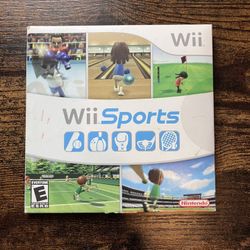Wii Sports With Case And Manual
