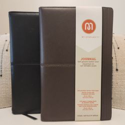 NEW Soft Genuine Leather Journals 2 available: Black and Brown