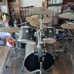 5 Piece With Miscellaneous Cymbals 