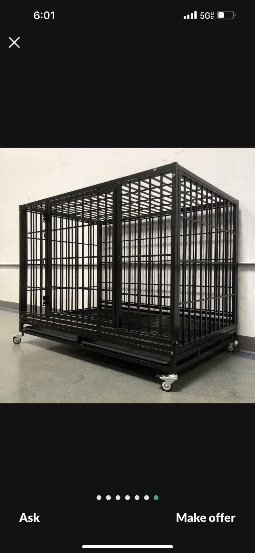 48” Heavy Duty 🐾 Dog Kennel Cage‼️👀🐶🐾