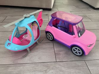Barbie Helicopter And Car
