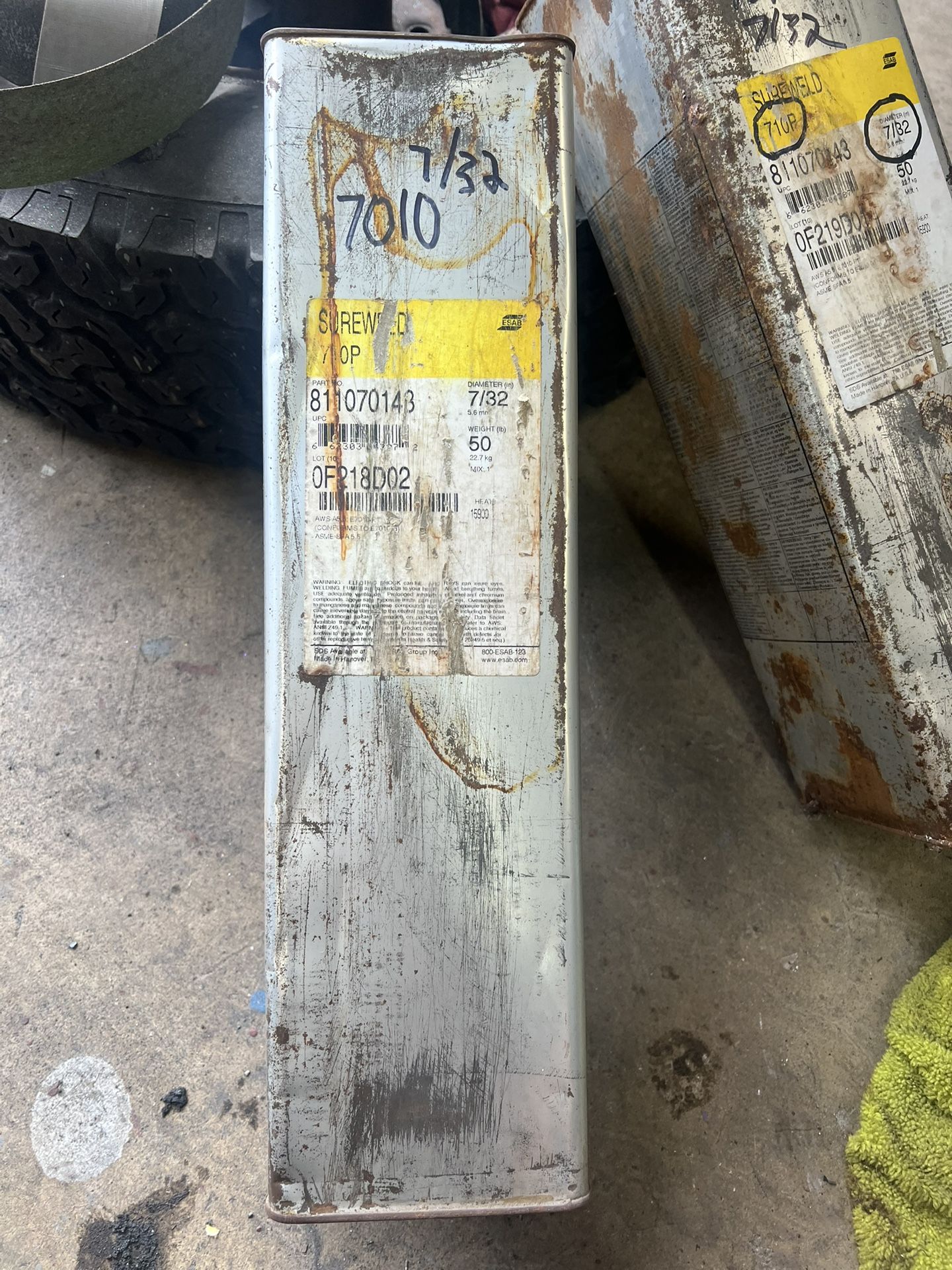 50lb Cans 7010 Welding Rod