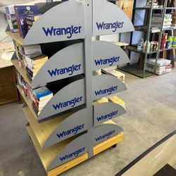 Wrangler Double Sided Display Shelf 