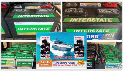 New MARINE BATTERY FROM $80 + core 1 year warranty