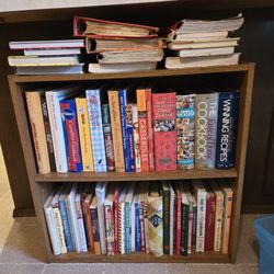 Variety Of Old Cookbooks 