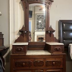 1800s Eastlake Vanity