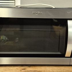 whirlpool over range microwave
