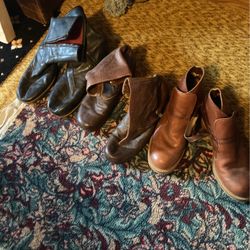 Boots 🥾 Leather   And Pigskin 