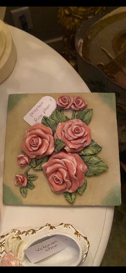 Rose plaque