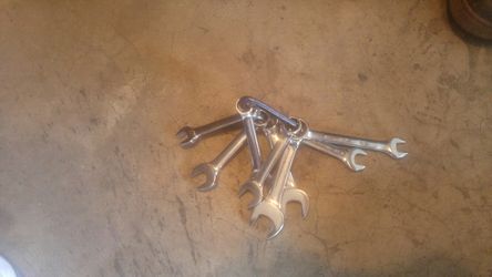 SHORT OPEN END WRENCHES STANDARD SIZES