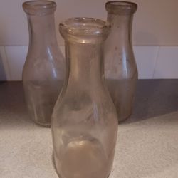 Vintage Glass Quart Jars