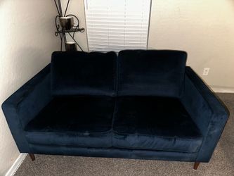 Blue couch