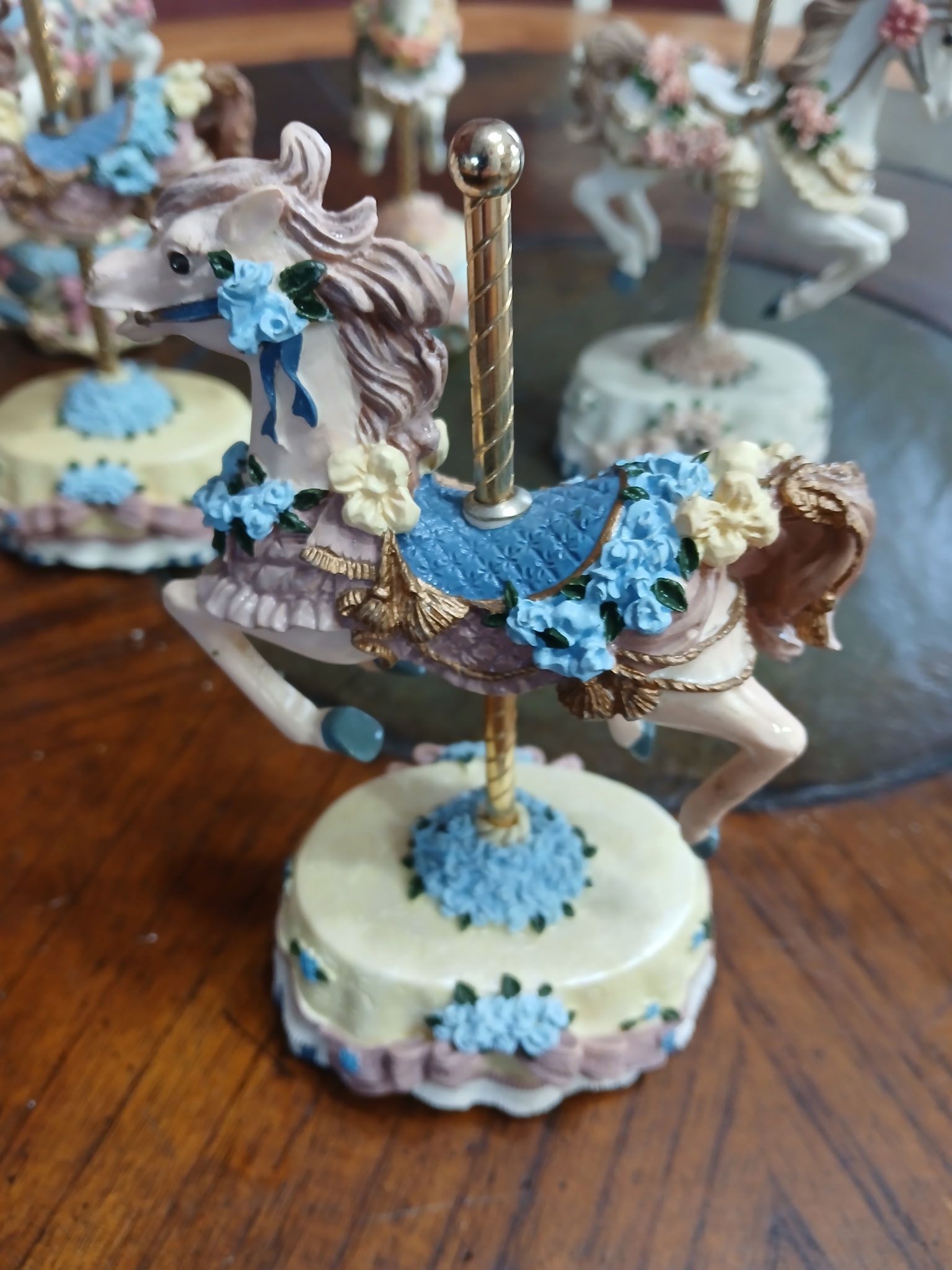 Set Of Carousel Horses