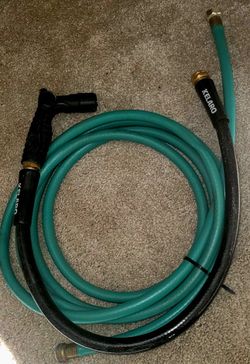 15 Foot Garden Hose Plus 36" Hose With Orbit Water Nozzle