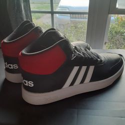 Adidas Retro Hoops 2.0 Mid Size 13 Black/Red DB0079