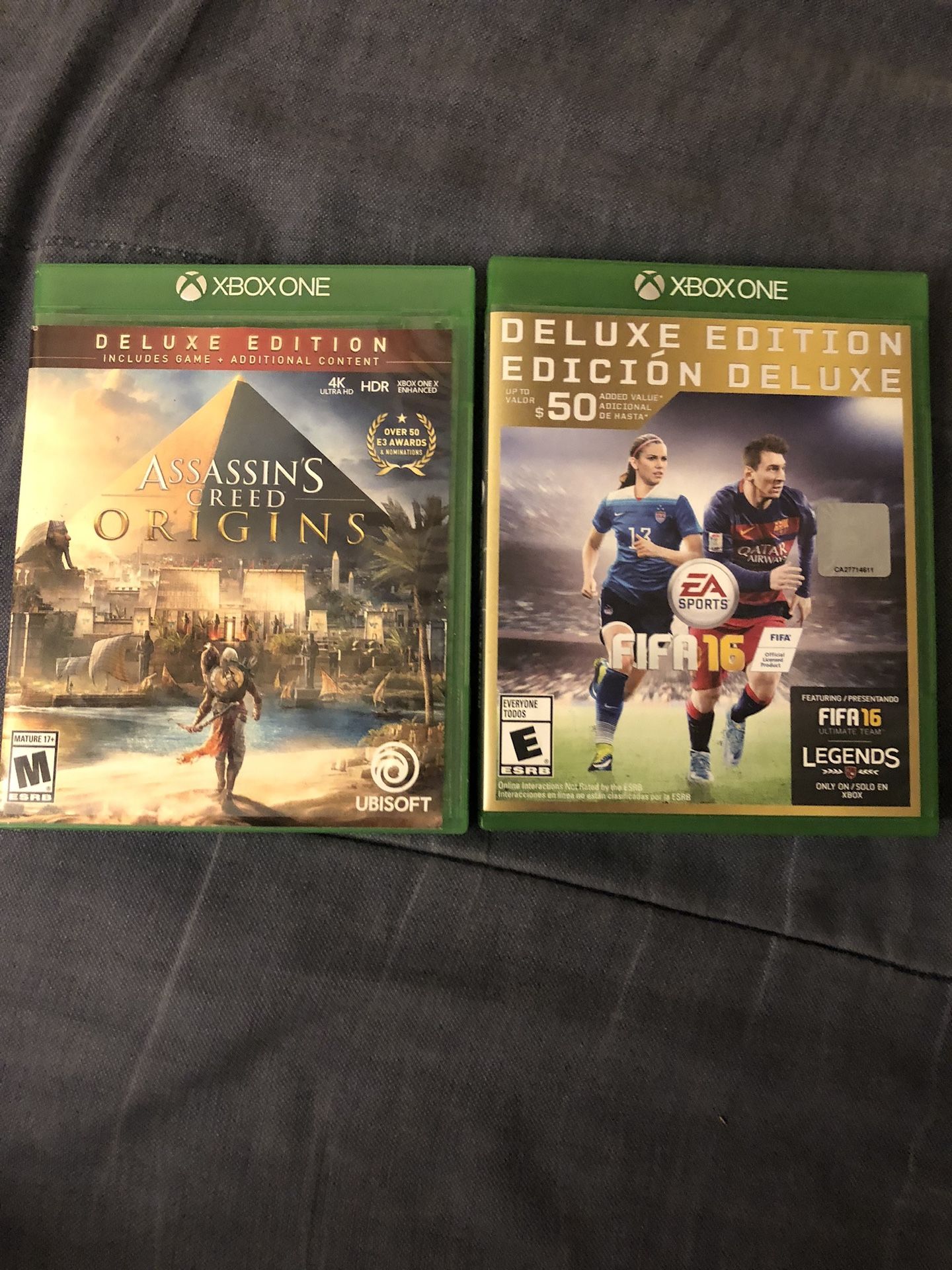 Xbox one games great working condition