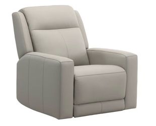 Gray Power Leather Recliner - New in Box!