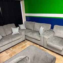 NEW▪️▪️$10 Down Payment Finance 🔻Altari Alloy Living Room Set💌 Sofa / Loveseat / Chair 
