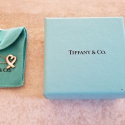 Authentic Tiffany & Co. sterling silver heart