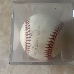 The Autographed, Hank, Aaron, And Tommy Lasorda Thumbnail