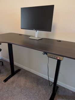 JWX 63-Inch L-Shaped Electric Standing Desk – Moving Sale