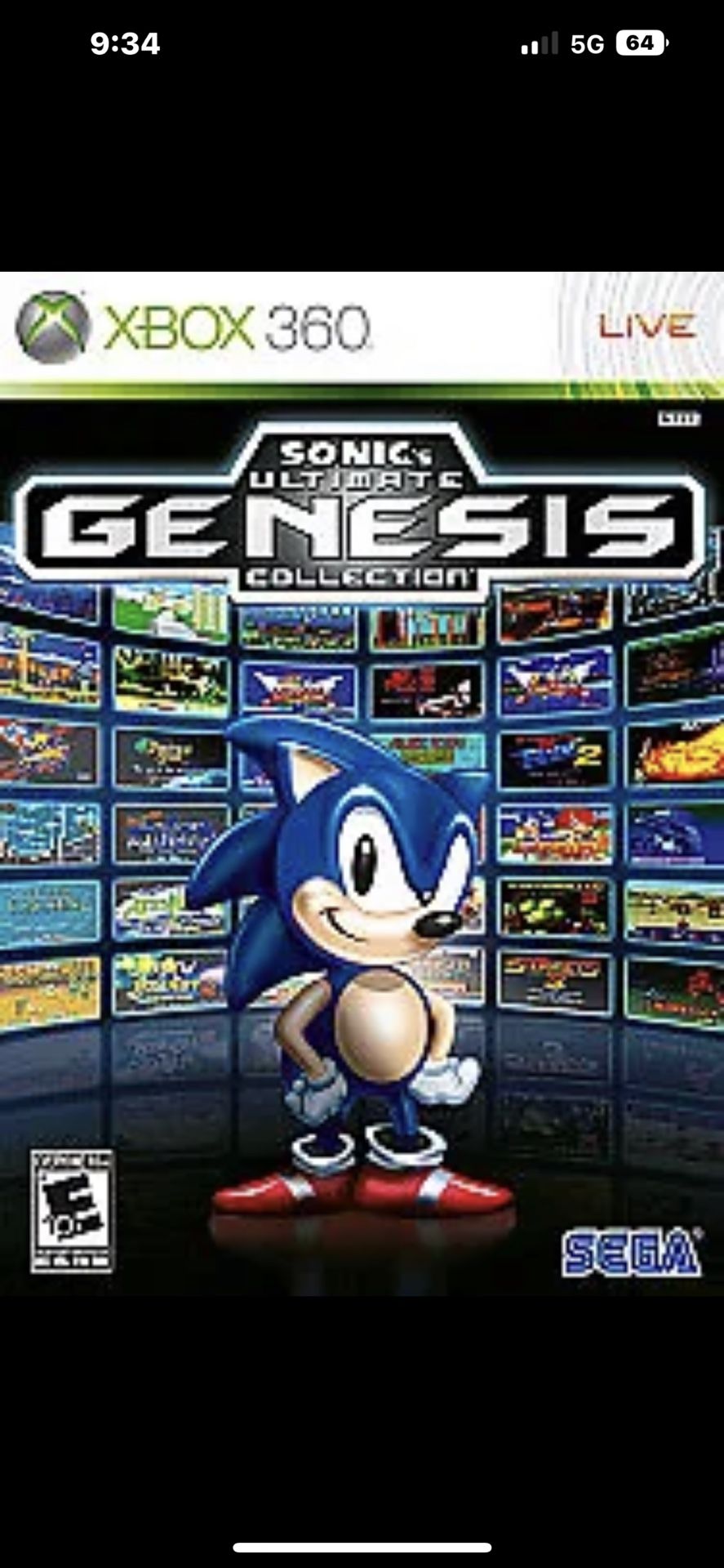 Sonic’s Ultimate Genesis Collection (Xbox-360)