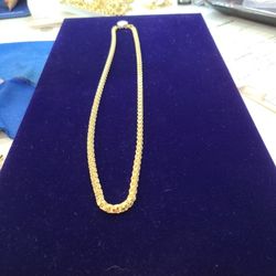 10k Solid Gold ALEXANDRIA CHAIN 4 MM 20 INCHES