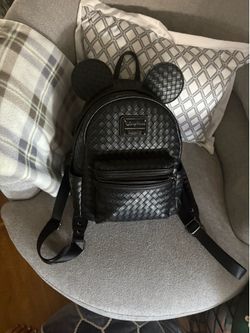 Loungefly Disney Parks Black Mickey Mouse Mini Backpack