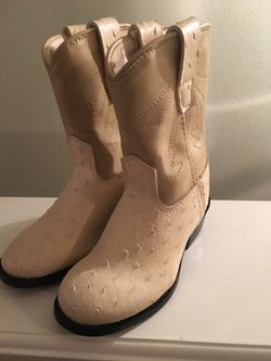 Ostrich boots-Toddler size 7