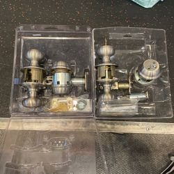 2-SCHLAGE deadbolt And Handle Door Locking Set