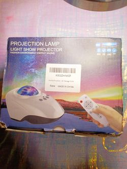 Light Show Projector Lamp, White Noise And Nature Sounds 