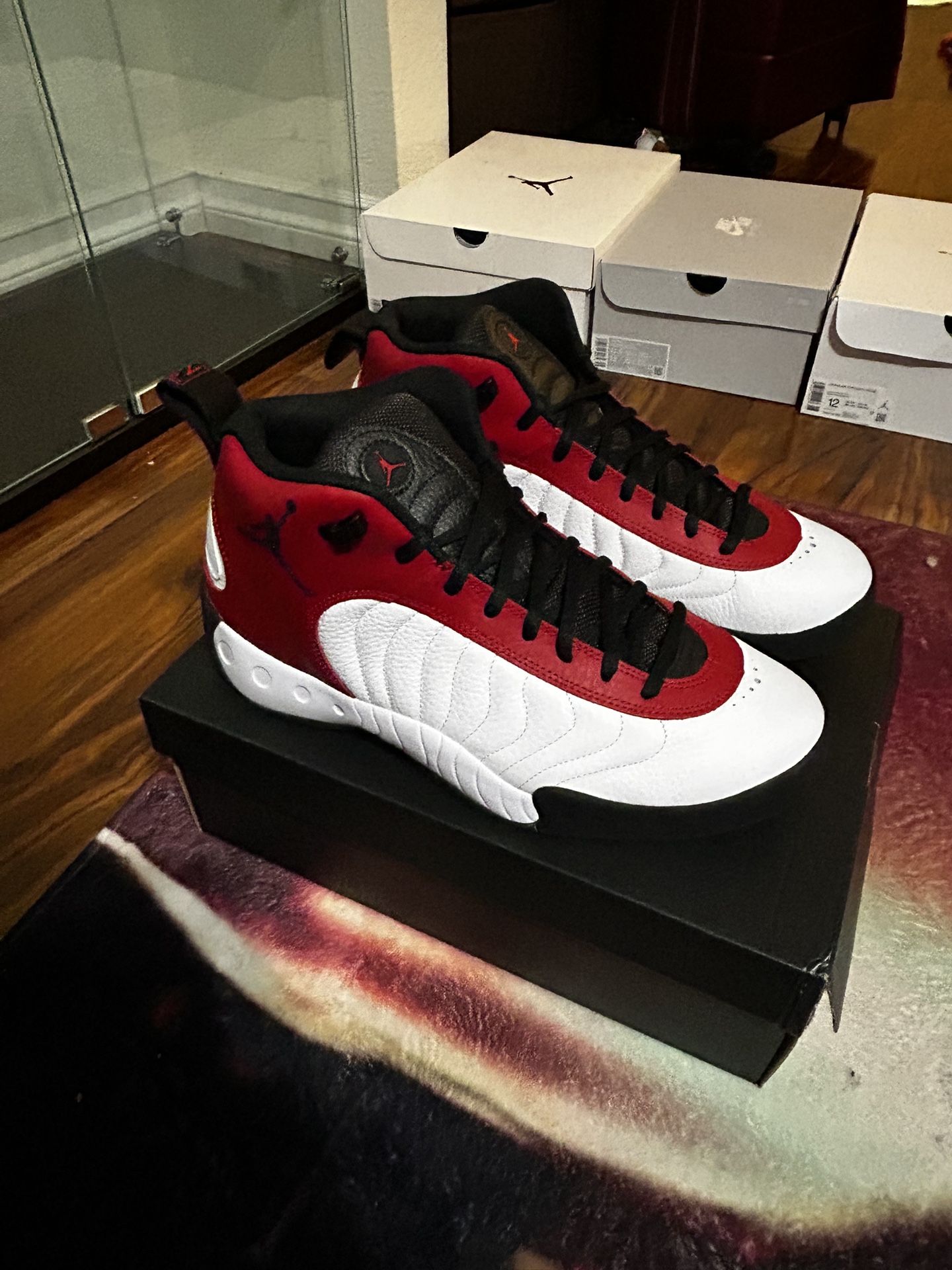 JORDAN JUMPMAN PRO Black/Varsity Red White Black