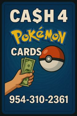 Cash For Pokemon Cards And Comic Books