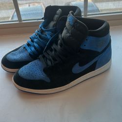 Jordan 1 High , Black/Blue
