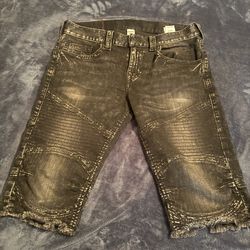 True religion shorts size 32