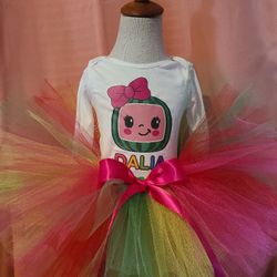 Cocomelon BIRTHDAY TUTU OUTFIT 