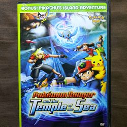 RARE POKEMON RANGER and The Temple Of The SEA - 3 Disc  DVD