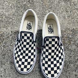 Checkered Vans 