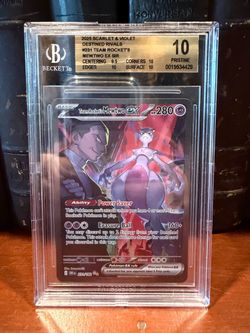 Pokemon Card Team Rockets Mewtwo EX 231/182 SIR Destined Rivals BGS 10 PRISTINE