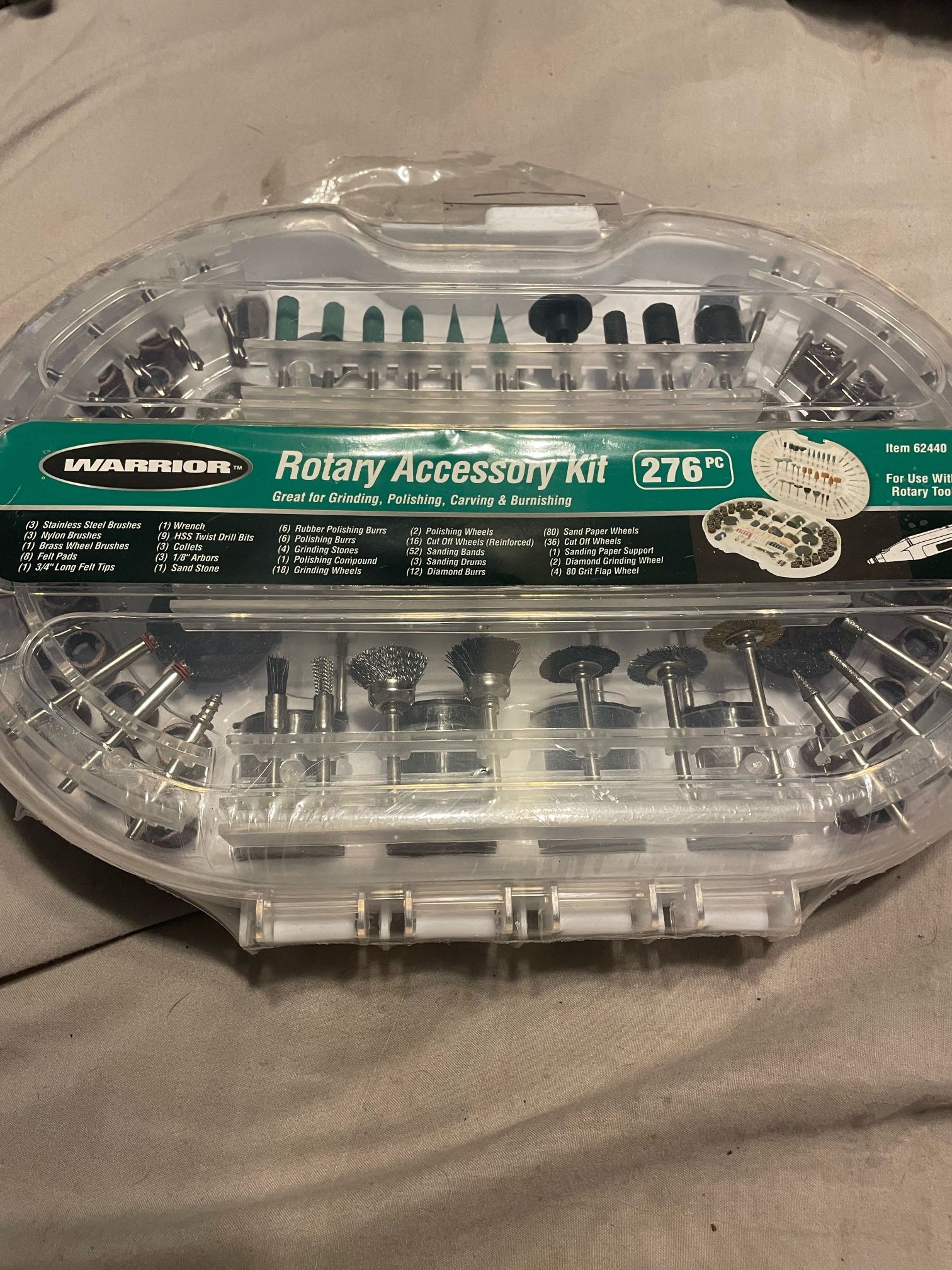 Warrior Rotary Kit 276 Pieces