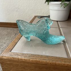 Fenton Glass Collectible Shoe