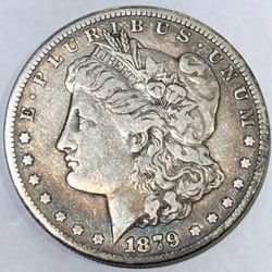 1879-CC Silver Morgan Dollar 
