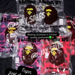 Bape Zip Ups Dust Bag With All Tags Dm Me 📲