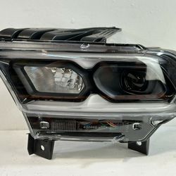 FOR 2021 - 2024 DODGE DURANGO LEFT DRIVER SIDE FULL LED BLACK HEADLIGHT LIGHT