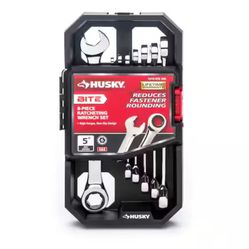 Husky BITE SAE 72-Tooth Ratcheting Wrench Set (8-Piece) @Tools-753