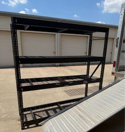 New Ironton 4-Tier Storage Shelving, 77in.W x 72in.H x 24in.D