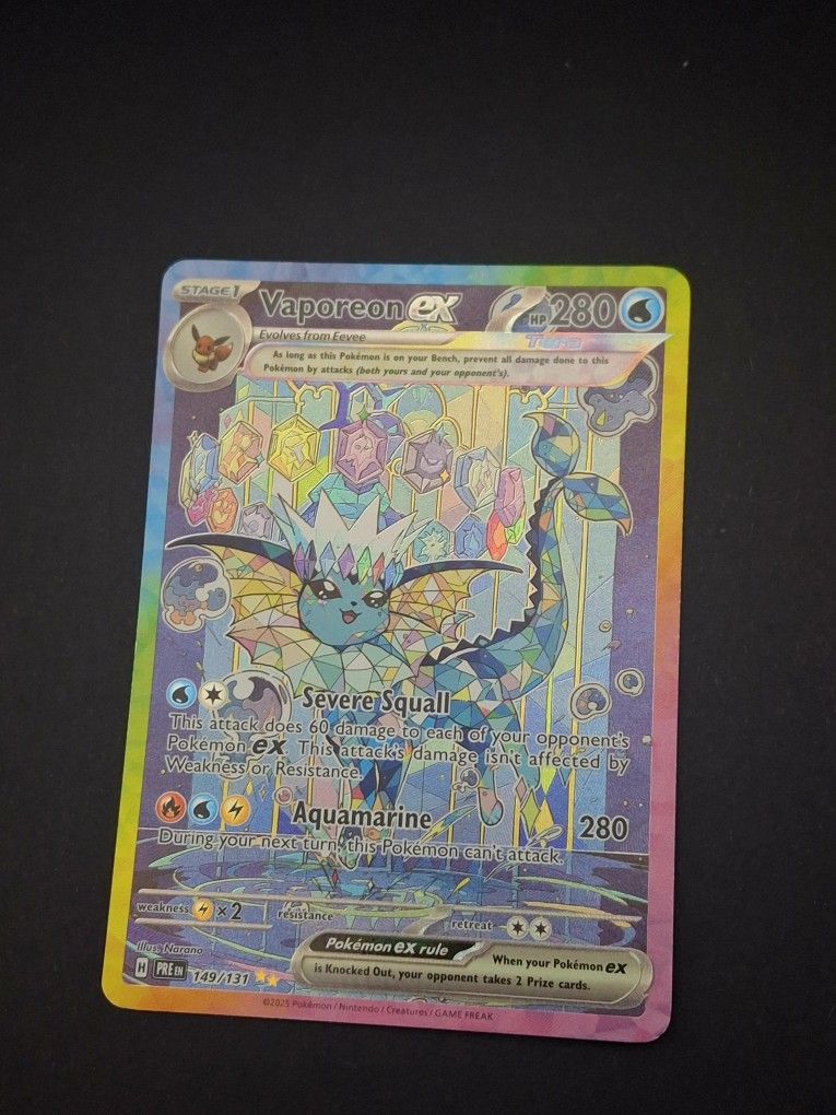 Pokemon Vaporeon Ex 