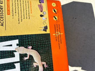 Reptile, desert habitat, accessory kit