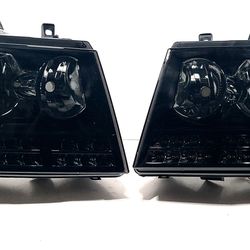 HEADLIGHTS FOR 2007-2014 SUBURBAN TAHOE LED