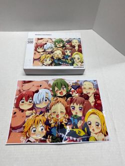 Seven Deadly Sins Anime 500 Piece Wood Jigsaw Puzzle With Box Pre Owned